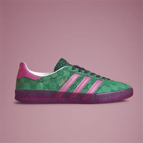 adidas gazelle x gucci green|gucci gazelle green sneakers.